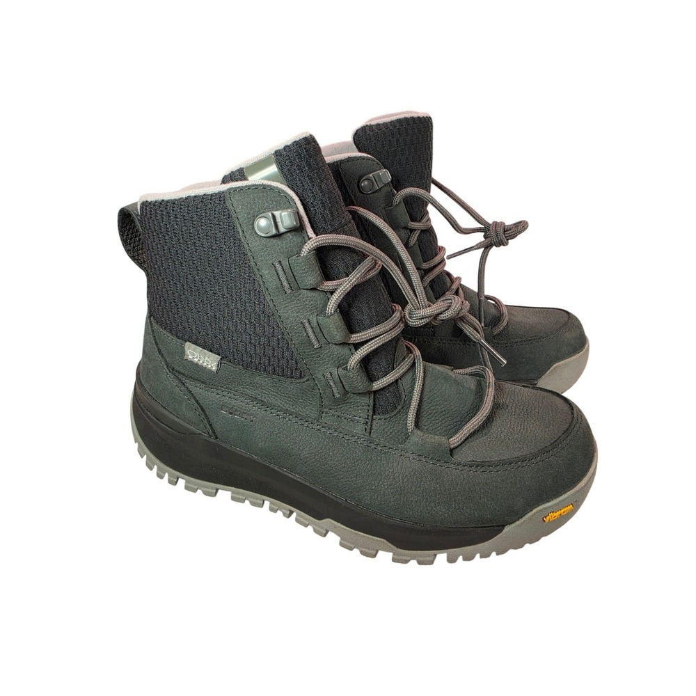 Oboz Jourdain Mid 7 Inch Insulated B-DRY Waterproof Hiking Boots Gray Womens 7